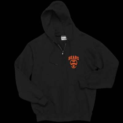 Bears embroidered - Youth Full Zip Hooded Sweatshirt Thumbnail